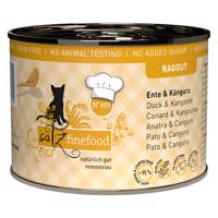 6x190g catz finefood ragout nedves macskatáp- No. 607 kenguru & kacsa