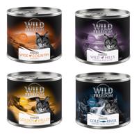 6x200g Wild Freedom nedves macskatáp Adult Sterilised vegyes csomag (2x csirke, 2x csirke & tőkehal, 1x nyúl & csirke, 1x kacsa & csirke) 5+1 ingyen