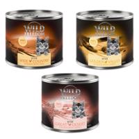 6x200g Wild Freedom nedves macskatáp Kitten vegyes csomag 3 fajtával 5+1 ingyen