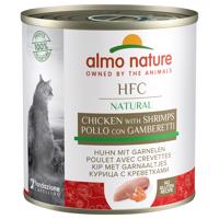 6x280g Almo Nature HFC Csirke & garnéla nedves macskatáp 5+1 ingyen