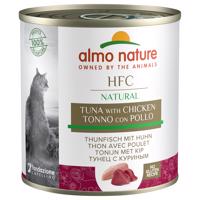 6x280g Almo Nature HFC Tonhal & csirke nedves macskatáp 5+1 ingyen