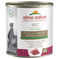 6x290g Almo Nature HFC Tonhal & csirke nedves kutyatáp 15% árengedménnyel