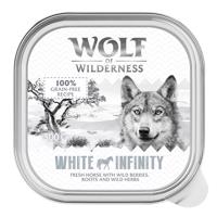 6x300g Wolf of Wilderness Adult nedves kutyatáp - White Infinity - ló