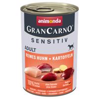 6x400g animonda GranCarno Adult Sensitive Csirke & burgonya nedves kutyatáp