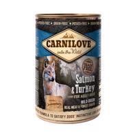 6x400g Carnilove Adult Lazac & pulyka nedves kutyatáp