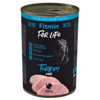 6x400g Fitmin Dog For Life Pulyka nedves kutyatáp