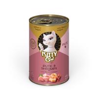 6x400g Kitty Cat Adult Pate Pulyka & garnélarák nedves macskatáp