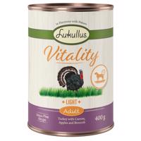 6x400g Lukullus Vitality Light: pulyka nedves kutyatáp