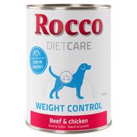 6x400g Rocco Diet Care Weight Control marha & csirke nedves kutyatáp 10% árengedménnyel