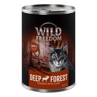 6x400g Wild Freedom Adult nedves macskatáp - Deep Forest - vad & csirke