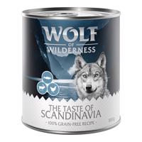 6x400g Wolf of Wilderness 'The Taste Of' nedves kutyatá- Scandinavia