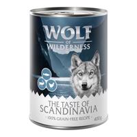 6x400g Wolf of Wilderness 'The Taste Of' nedves kutyatáp-Scandinavia