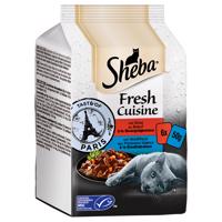 6x50g Sheba Fresh Cuisine Taste of Paris marha & fehér hal