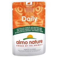 6x70g Almo Nature Daily Menu Borjú & bárány nedves macskatáp 5+1 ingyen