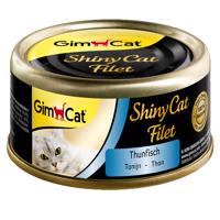 6x70g GimCat ShinyCat tonhal nedves macskatáp