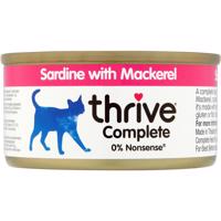 6x75g Thrive Complete szardínia & makréla nedves macskatáp