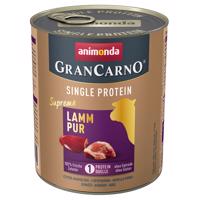 6x800g animonda GranCarno Adult Single Protein Supreme nedves kutyatáp- Bárány Pur