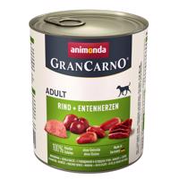 6x800g Animonda GranCarno Original Adult marha & kacsaszív nedves kutyatáp