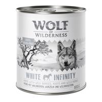 6x800g Wolf of Wilderness Adult - Single protein nedves kutyatáp-White Infinity ló