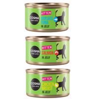 6x85g Cosma Original Kitten nedves macskaeledel vegyesen kiscicáknak