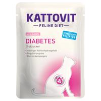 6x85g Kattovit Diabetes / Gewicht (súly) tasakos nedves macskatáp-lazac