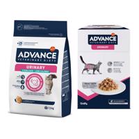 7,5kg Advance Veterinary Diets Feline Urinary Sterilized Low Calorie száraz macskatáp+12x85g nedvestáp ingyen