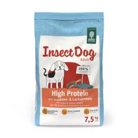 7,5kg Green Petfood InsectDog High Protein rovarok & lazac száraz kutyatáp