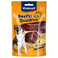 70g Vitakraft Beef Stick Quadros Máj & burgonya kutyasnack