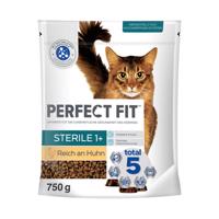 750g Perfect Fit Sterile 1+ csirke száraz macskatáp 15% árengedménnyel