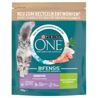 750g PURINA ONE Sensitive pulyka száraz macskatáp