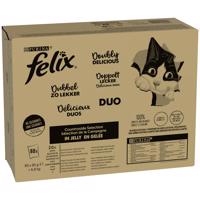 80x85g Felix Fantastic Duplán finom nedves macskatáp