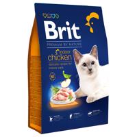 8kg Brit Premium by Nature Cat Indoor chicken száraz macskatáp