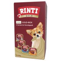 8x100g RINTI Gold Mini tálcás multibox nedves kutyatáp