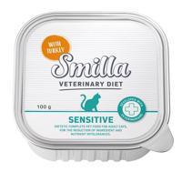 8x100g Smilla Veterinary Sensitive pulyka nedves macskatáp 10% kedvezménnyel