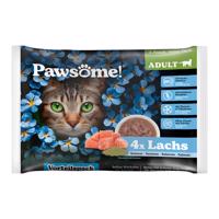 8x85g Pawsome Adult Cat nedves macskatáp - Lazac