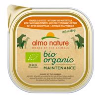 9x300g Almo Nature BioOrganic Maintenance Bio csirke & bio burgonya nedves kutyatáp 15% árengedménnyel