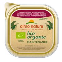 9x300g Almo Nature BioOrganic Maintenance Bio marha & bio zöldség nedves kutyatáp 15% árengedménnyel