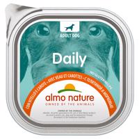 9x300g Almo Nature Daily Borjú & sárgarépa nedves kutyatáp