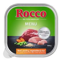 9x300g Rocco Classic Marha & szárnyas tálcás nedves kutyatáp 8+1 ingyen