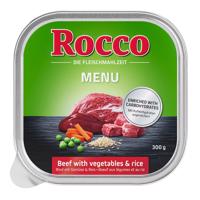 9x300g Rocco Classic Marha tálcás nedves kutyatáp 8+1 ingyen