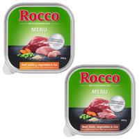 9x300g Rocco tálcás nedves kutyatáp vegyes próbacsomag- Menü mix