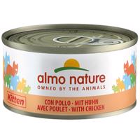 Almo Nature 6 x 70 g - Kitten csirke