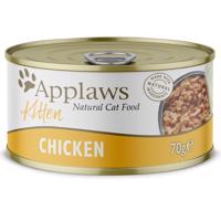 Applaws Kitten csirke nedves kölyökmacskatáp aszpikban 6x70g