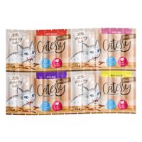 Catessy Mini Sticks Mix 2 - 100 x 2 g 4 íz (szalonna, máj, maláta, sajt)