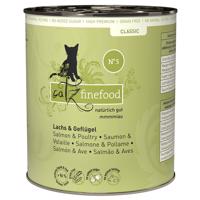 catz finefood konzerv gazdaságos csomag 12 x 800 g - Lazac & szárnyas