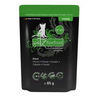 catz finefood Purrrr tasakos gazdaságos csomag 24 x 85 g - No. 123 ló