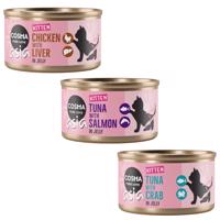 Cosma Asia Kitten aszpikban gazdaságos csomag 24 x 85 g - Vegyes csomag