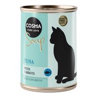 Cosma Soup gazdaságos csomag 24 x 100 g - Tonhal & sárgarépa