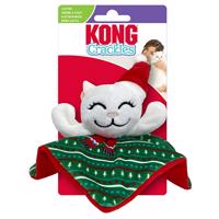 KONG Holiday Crackles Santa Kitty macskajáték