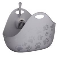 Litter Genie® Litter Box alomtálca macskáknak, szürke